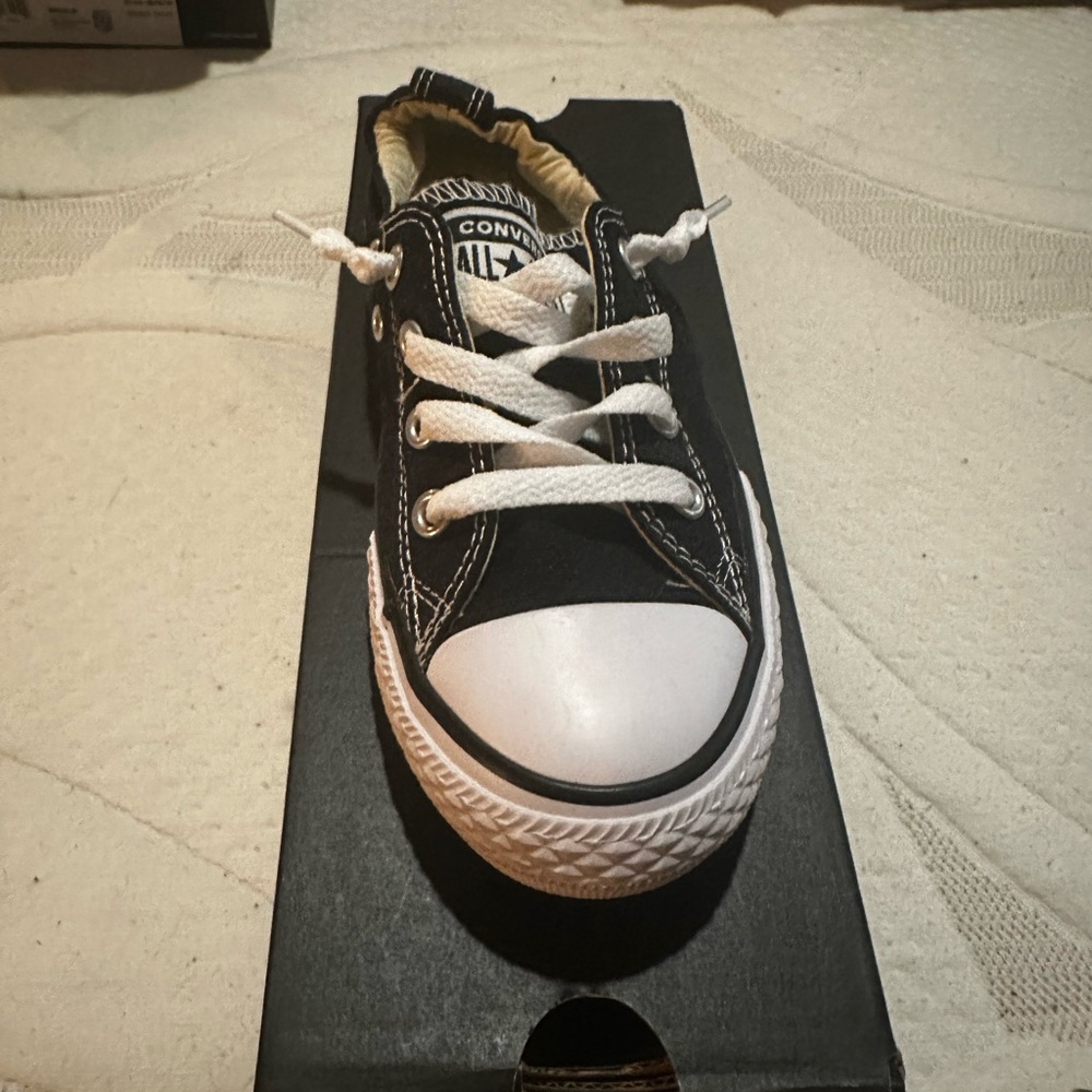 Converse Kids Classic Black and White Sneakers